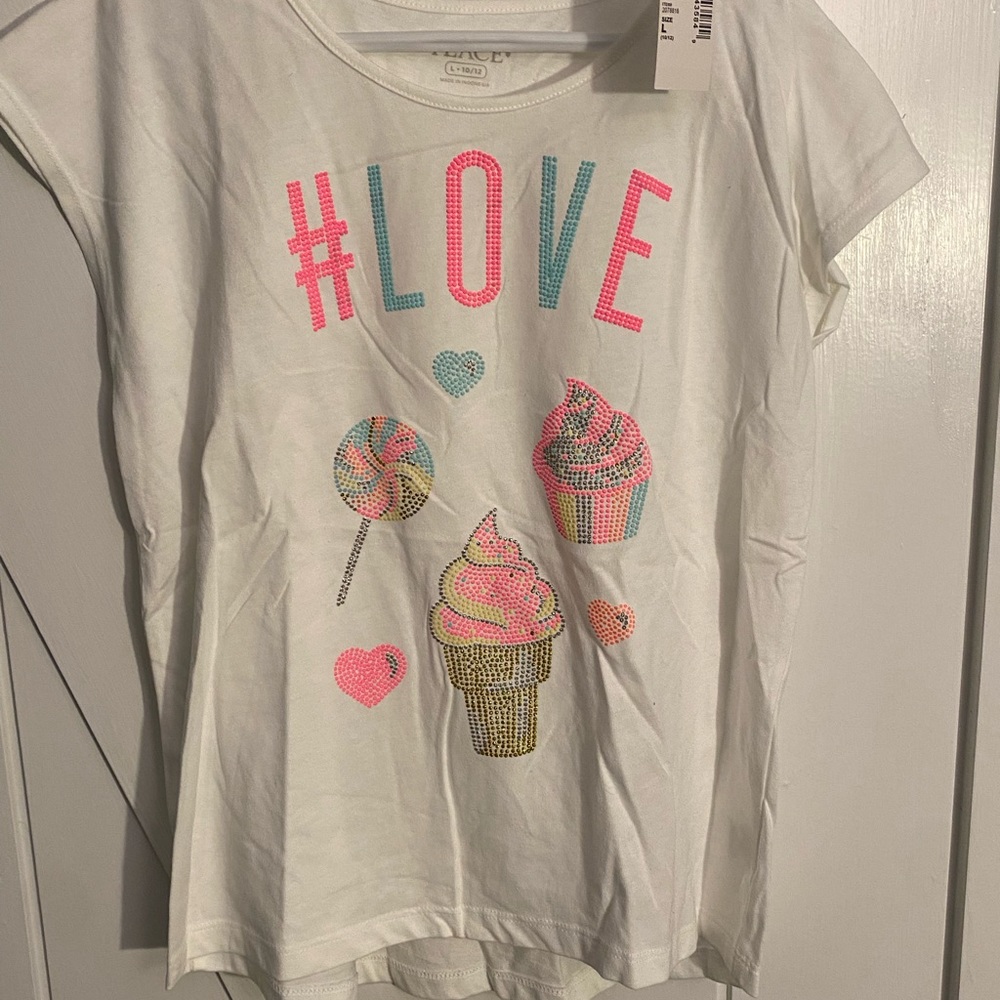 Sweets love tee girls size 10/12